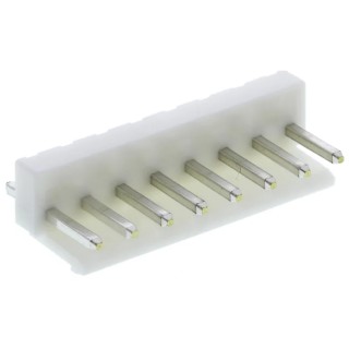 JST VH Series Top Entry Through Hole PCB Header 8 Contacts 3.96 mm Pitch 1 Row Shrouded B8P-VH(LF)(SN)
