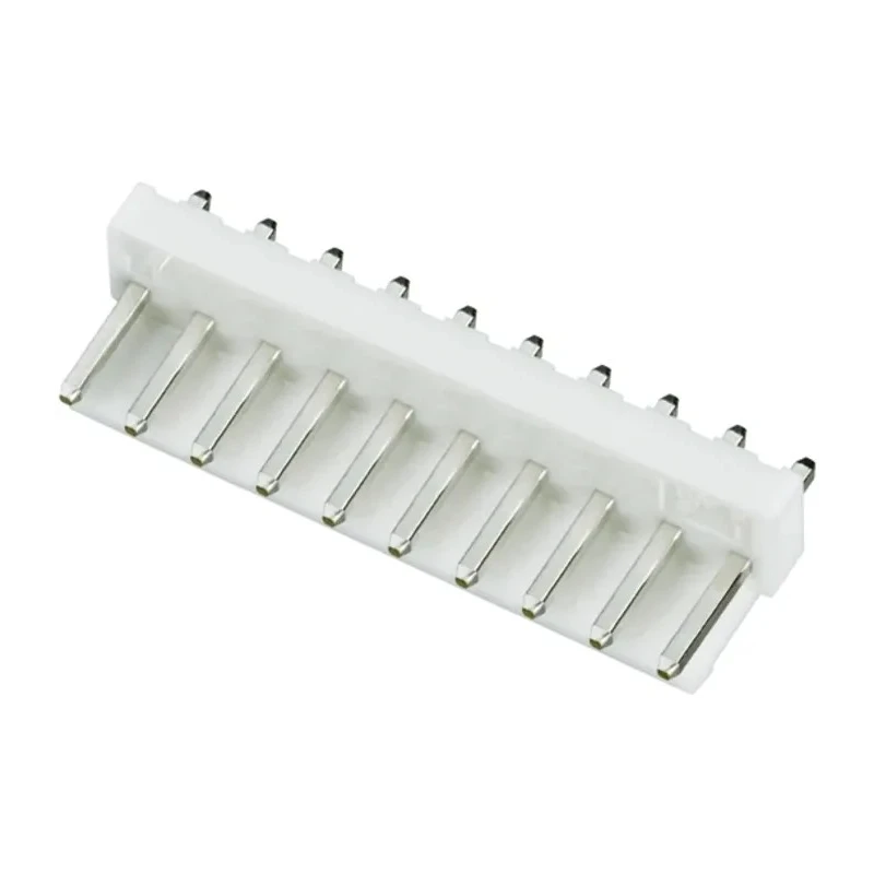 JST VH Series Top Entry Through Hole PCB Header 10 Contacts 3.96 mm Pitch 1 Row Shrouded B10P-VH(LF)(SN)