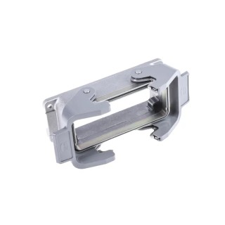 HARTING Han B EMC Range Heavy Duty Power Connector Housing Bulkhead Mount Die Cast Aluminium IP65 2 Lever 16B 09628160301