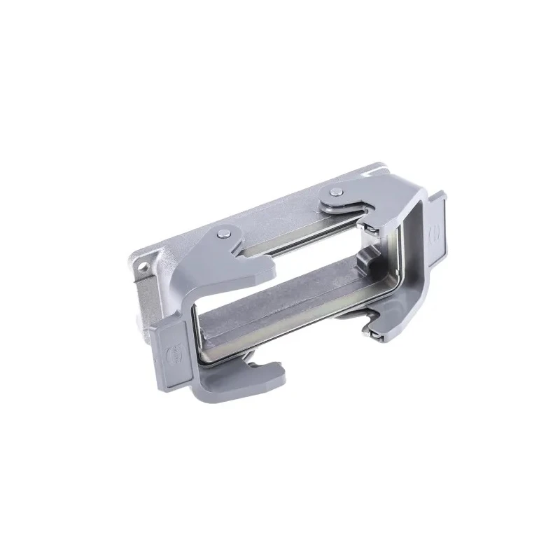 HARTING Han B EMC Range Heavy Duty Power Connector Housing Bulkhead Mount Die Cast Aluminium IP65 2 Lever 16B 09628160301