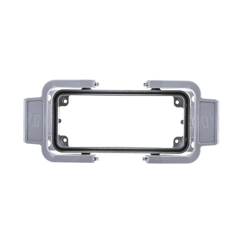 HARTING Han B EMC Range Heavy Duty Power Connector Housing Bulkhead Mount Die Cast Aluminium IP65 2 Lever 16B 09628160301
