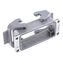 HARTING Han B EMC Range Heavy Duty Power Connector Housing Bulkhead Mount Die Cast Aluminium IP65 2 Lever 16B 09628160301