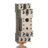 Omron 8 Way 250V AC DIN Rail Relay Socket for Use with MY2IN Series Power Relays PYF08A-N
