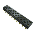 Samtec CLT Series Straight Surface PCB Socket 8-Contact, 2 Row, 2 mm Pitch, 4.1A Current, Black Liquid CLT-104-02-L-D-A