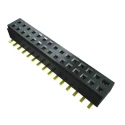Samtec CLM Series Vertical Surface PCB Socket, 7-Contact, 2 Row, 1 mm Pitch Press-in CLM-107-02-F-D-P-TR