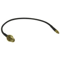 RF Solutions Coaxial Cable Female Straight to Male MMCX 200 mm 50 Ω CBA-SMAF-MMCXM