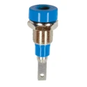 Staubli Blue Female Banana Socket 2 mm Connector Tab Termination Silver Plating 30 V, 60V DC 10A 23.0060-23