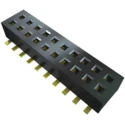 Samtec CLP Series Straight Surface PCB Socket, 20-Contact, 2 Row, 1.27 mm Pitch, Solder Termination CLP-110-02-G-D-BE