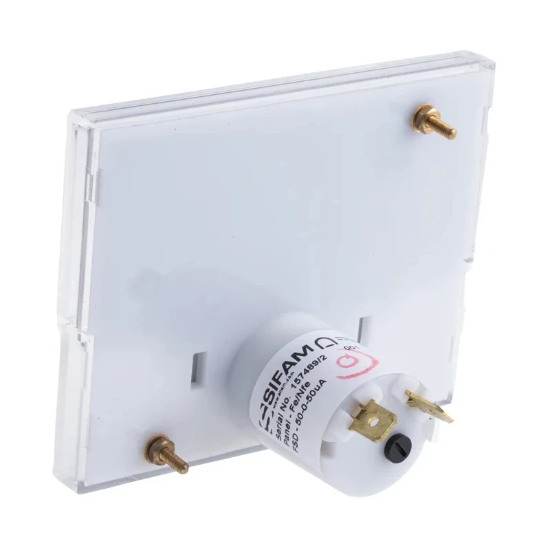 Sifam Tinsley Analogue Panel Ammeter AC/DC, 40.5 mm x 91.5 mm, ±1.5 to ±2.5% Moving Coil IS 11014