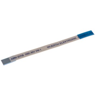 Wurth Elektronik 6877 Series Ribbon Cable 6-Conductor 0.5 mm Pitch 50 mm Length 687706050002