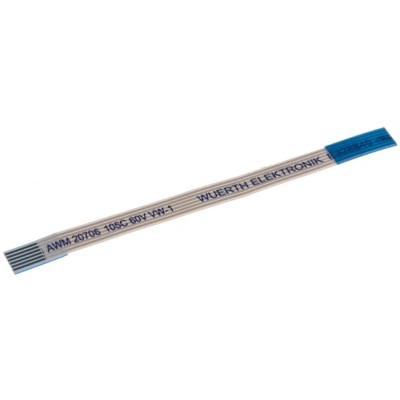 Wurth Elektronik 6877 Series Ribbon Cable 6-Conductor 0.5 mm Pitch 50 mm Length 687706050002