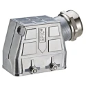 EPIC Heavy Duty Power Connector Hood Die Cast Zinc IP68 2 Lever Locking H-BE Series 70250212