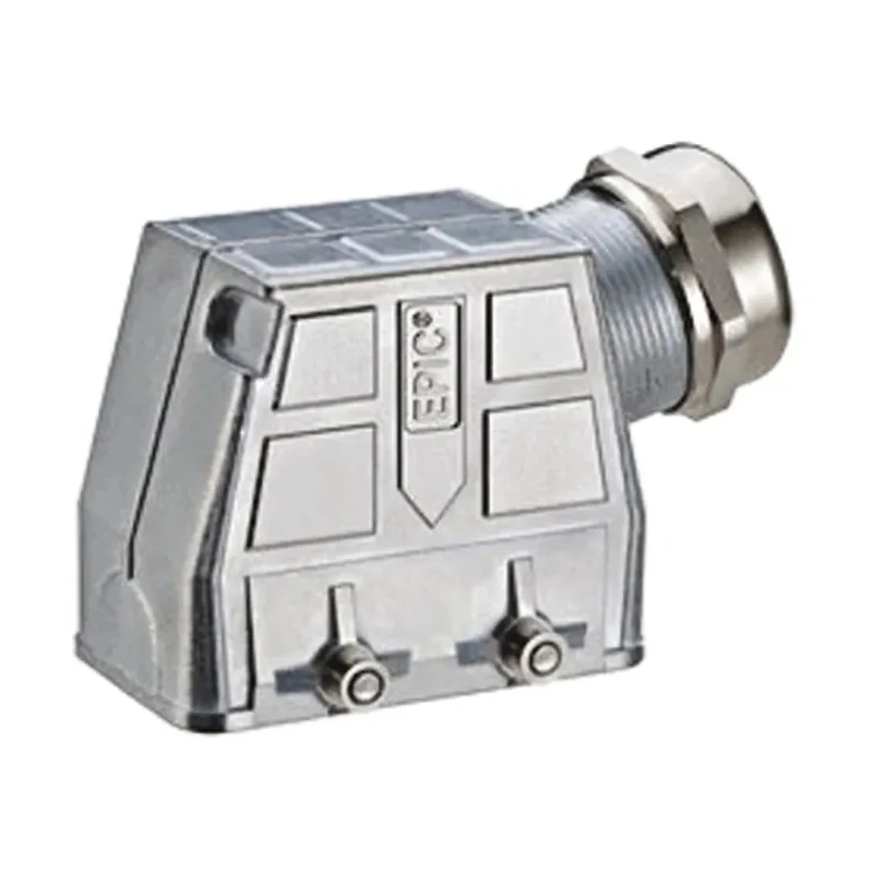 EPIC Heavy Duty Power Connector Hood Die Cast Zinc IP68 2 Lever Locking H-BE Series 70250212
