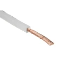 RS PRO H07Z-K Series White 2.5 mm² Hook Up Wire, 13 AWG, 50 x 0.25 mm Core Strands, 100 m Length, Cross-Linked Low 763-7640