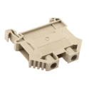 RS PRO SRK Series DIN Rail Terminal Block Beige, 6mm² Cable CSA, 2-Level, Screw Termination, 65A Current 762-2519
