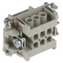 EPIC Heavy Duty Power Connector 6 Way 16A Series H-BE 70250205 + 10191000