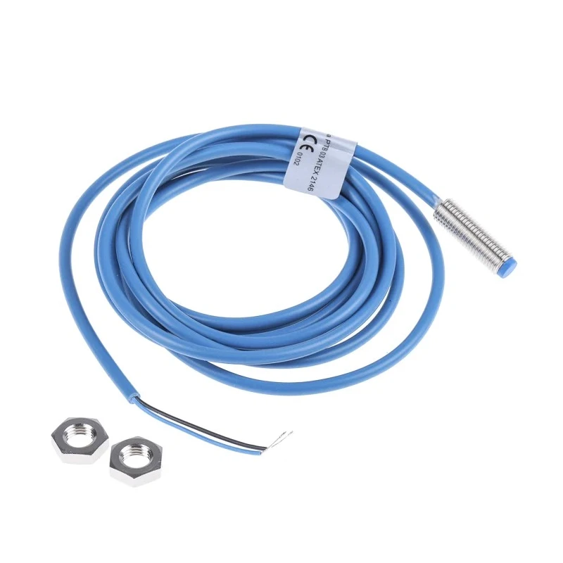Baumer Threaded Barrel Inductive Proximity Sensor M8 x 1 NAMUR 30 V dc 4mA 2 mm Detection IFRM 08X9103