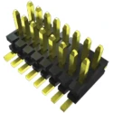 Samtec FTE Series Vertical Surface Pin Header 10 Contacts 0.8 mm Pitch 2 Row Unshrouded FTE-105-01-G-DV