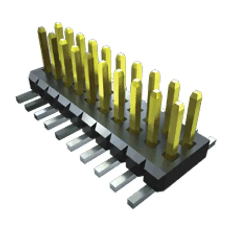 Samtec FTM Series Vertical Surface Pin Header 20 Contacts 1 mm Pitch 2 Row Unshrouded FTM-110-02-L-DV