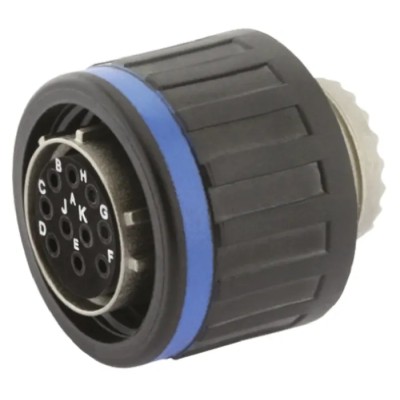 Souriau Sunbank by Eaton MIL Spec Circular Connector Copper Alloy Straight 10 Way Cable Male Female EN3645