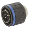 Souriau Sunbank by Eaton MIL Spec Circular Connector Copper Alloy Straight 10 Way Cable Male Female EN3645