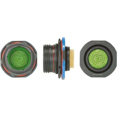 Souriau Sunbank by Eaton 79 Way Panel Mount MIL Spec Circular Connector Copper Alloy Straight 8D7C21Z35PN