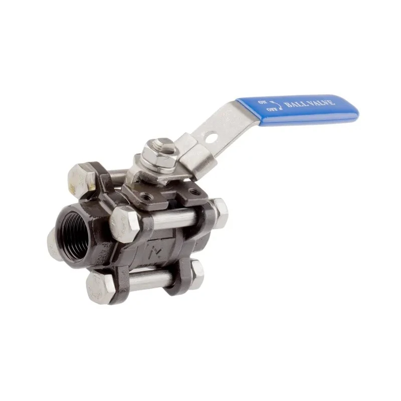 RS PRO Carbon Steel Threaded Full Port Ball Valve BSPP 1/2 in, Stainless Steel Handle, 69 bar, 200°C 764-4212
