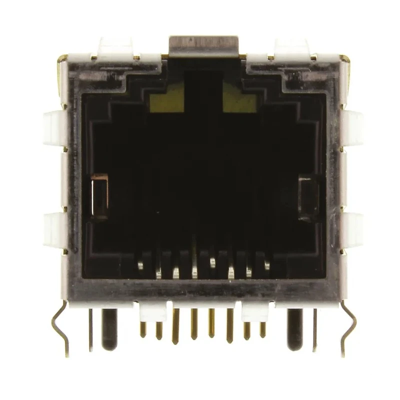 Hirose TM24R Series RJ45 Connector Female Panel Mount Through Hole Cat5 STP Shield Right Angle 1 Port 8 Way TM24RSG-5A-88