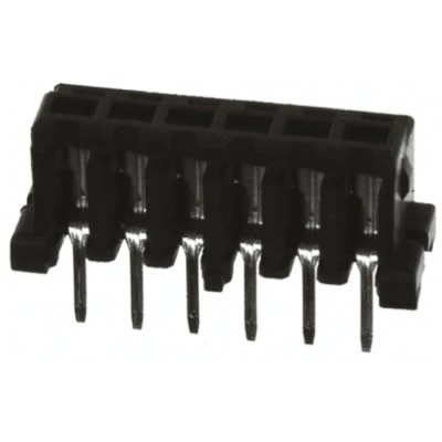Hirose DF3 Series Straight Through Hole PCB Socket 6-Contact 1 Row 2 mm Pitch 250V Copper Contact DF3-6S-2DSA(25)