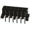 Hirose DF3 Series Straight Through Hole PCB Socket 6-Contact 1 Row 2 mm Pitch 250V Copper Contact DF3-6S-2DSA(25)