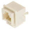 Hirose TM3RA Series RJ11 Connector Female Through Hole Cat3 UTP Shield Straight 1 Port 6 Way TM3RA-66(50)