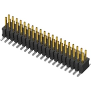 Samtec FTSH Series Straight Surface Pin Header, 16 Contacts, 1.27 mm Pitch, 2 Row, Unshrouded FTSH-108-01-L-DH