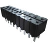 Samtec CES Series Vertical Through Hole PCB Socket 9-Contact 1 Row 2.54 mm Pitch Solder CES-109-01-T-S