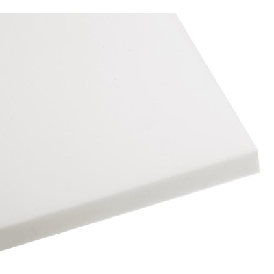 RS PRO White Polytetrafluoroethylene Plastic Sheet 300 mm x 300 mm x 10 mm 197-0073