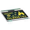 Display Visions 43.18 mm Passive Matrix Yellow OLED Display 102 x 64 Pixel Graphics I2C, SPI EA OLEDS102-6LGA