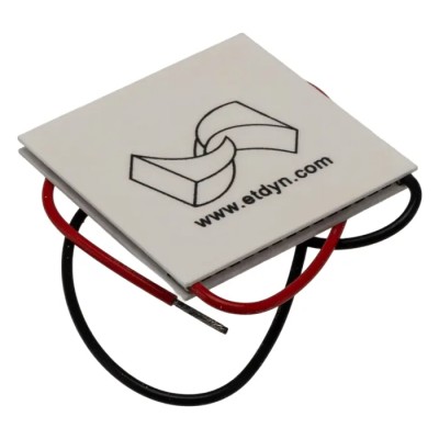 European Thermodynamics Peltier Module 2.1 W 1.72 A 3.91 V 40 mm x 40 mm x 3 mm GM200-127-14-10