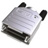 TE Connectivity ADK Series ABS Straight D-Sub Backshell 25 Way Strain Relief 2-2198617-5