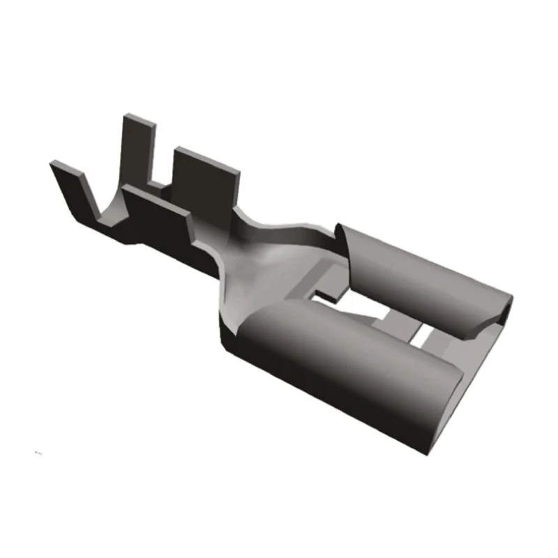 TE Connectivity FASTIN-FASTON 375 Uninsulated Female Spade Connector Crimp 9.53 x 1.22 mm Tab Size 12 AWG to 10 280756-2