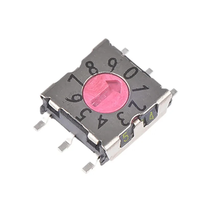 Hartmann Slotted Spindle Rotary Coded DIP Switch Surface Mount P25SMT101