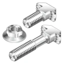Bosch Rexroth M6 T-Head Bolt Connecting Component for Strut Profile 30 mm, Groove Size 8 mm 3842523922