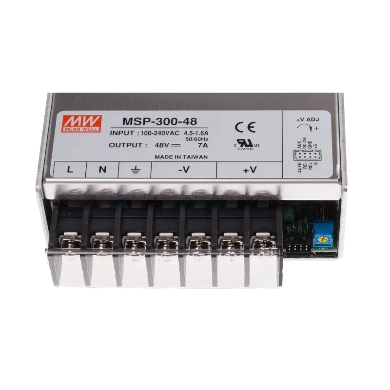 MEAN WELL Switching Power Supply 48V DC 336W 7A Chassis Mount MSP-300-48