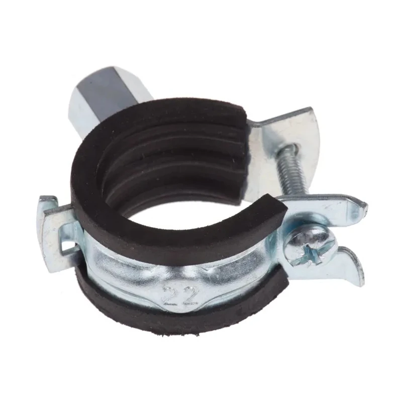 Unistrut Stainless Steel Silver Pipe Clamp Pipe Diameter 22mm PCH-2022