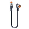 Lumberg Automation Male 5 way Straight to Female 5 way M12 Actuator Sensor Cable 5 m 60V 29634 RST 5-RKWT 5-228/5 M
