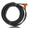 Lumberg Automation Male 8 Way Straight to Female 8 Way M12 Sensor Actuator Cable 10m 30V 934705018 RSTS 8-RKWTS 8-391/10 M
