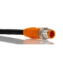 Lumberg Automation Male 8 Way Straight to Female 8 Way M12 Sensor Actuator Cable 10m 30V 934705018 RSTS 8-RKWTS 8-391/10 M