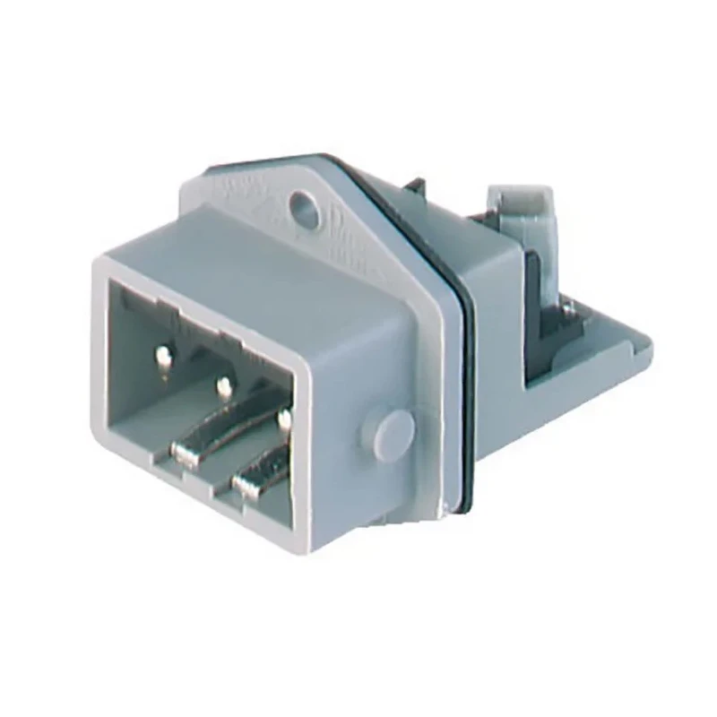 Hirschmann Industrial Power Connector 3P+PE Straight Male, IP54 Grey Housing, 16A, 400V, ST Series IP54