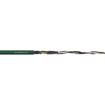 Igus Chainflex CF5 Unscreened Control Cable 2 Cores 0.5mm² 20 AWG PVC Jacket Green 25 m CF5.05.02