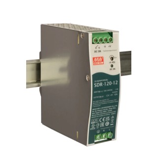 Mean Well Switched Mode DIN Rail Power Supply 12 V 10 A 120 W SDR-120-12