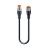 Lumberg Automation Male 4 Way Straight to Female 4 Way Straight Sensor Actuator Cable 300mm 230V 11821 RST 4-RKT 4-225/0,3 M