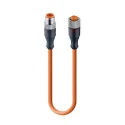 Lumberg Automation Male 4 Way Straight to Female 4 Way Straight Sensor Actuator Cable 230V 4A 78854 RST 4-RKT 4-251/7,5 M
